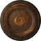 Ekena Millwork Carlsbad Ceiling Medallion (Fits Canopies up to 5 1/2"), Hand-Painted Rust, 31 1/8"OD x 1 1/2"P CM31CARUS - alternate 1